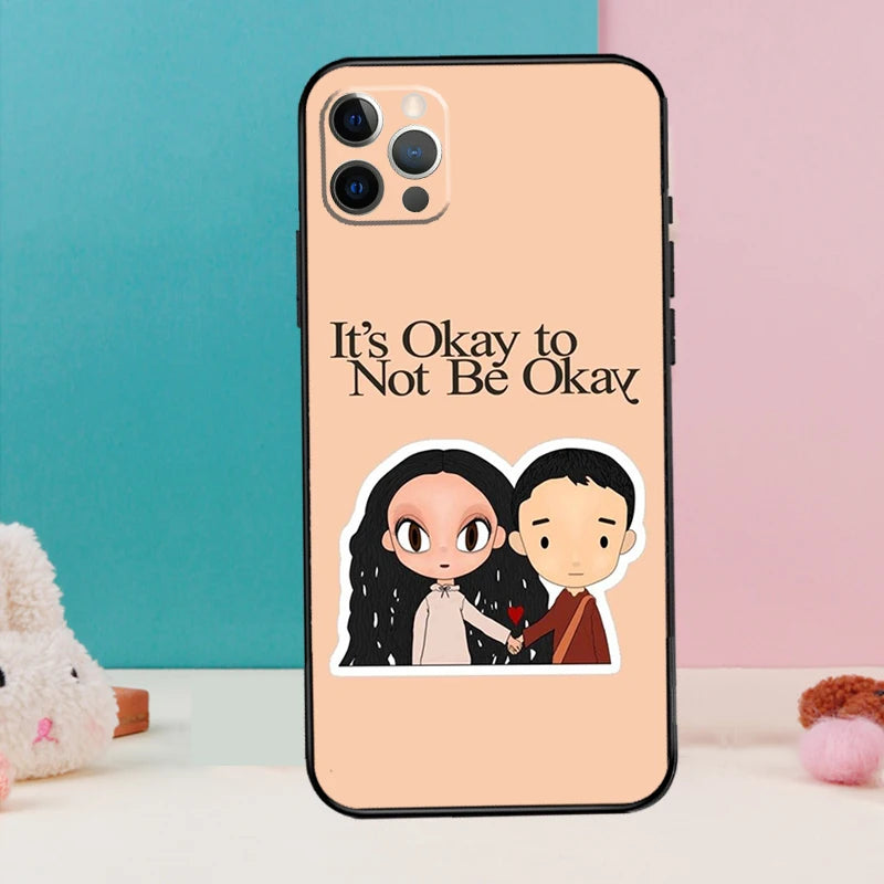 Korean Drama It Is Okay To Not Be Okay iPhone case by HSF Marketplace with character artwork