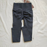 Women's high-waisted seamless leggings with peach butt-lifting fit, quick-dry fabric, and slim silhouette by HSF Marketplace