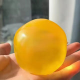 Handmade Coconut Oil Cheese Moldable Squishy Toy Stress Ball Non-Rebound Pinch Squeeze Fidget Toy Decompression Plastic Ball