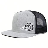 Unisex compass embroidery hip-hop adjustable baseball cap by HSF Marketplace, black women's hat