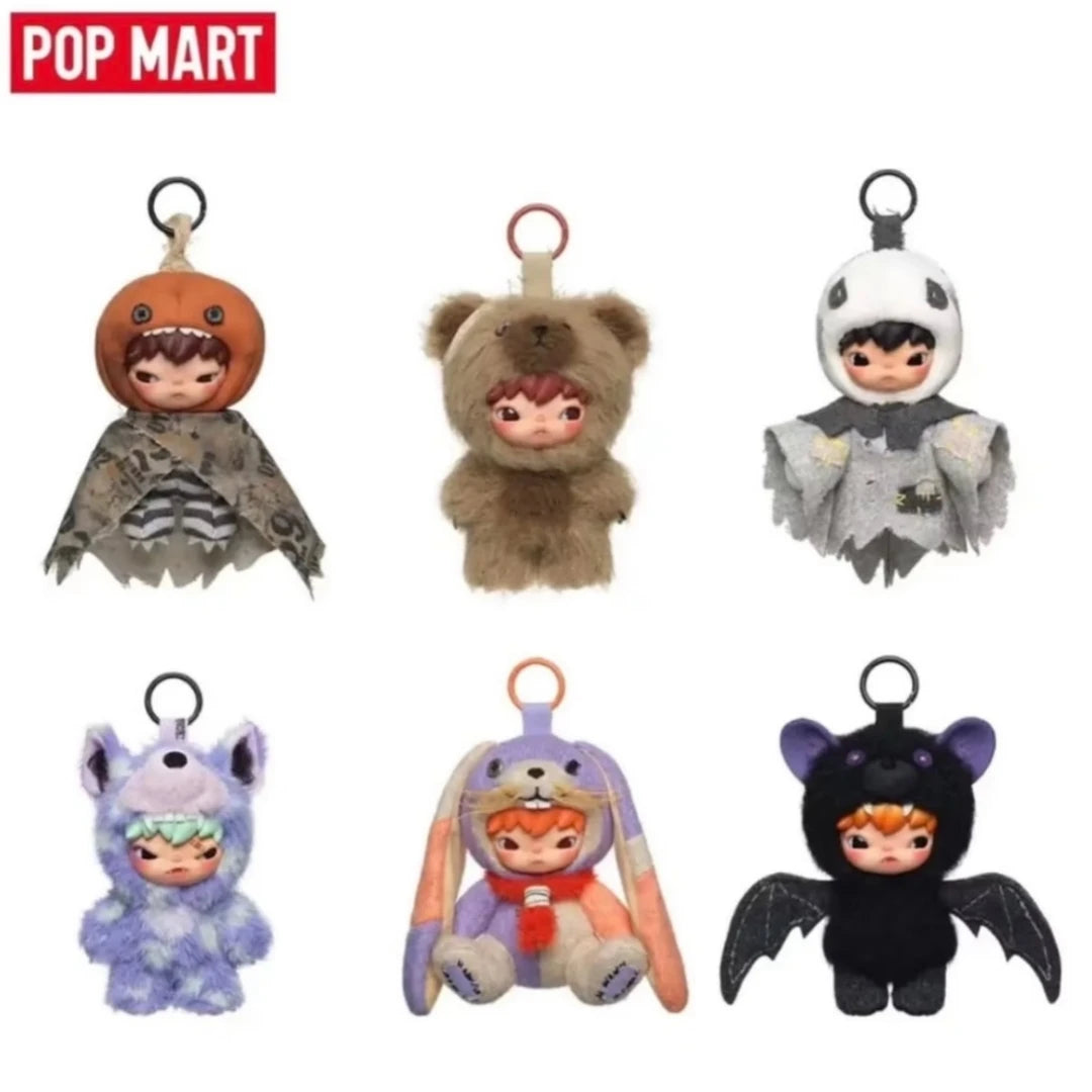 POP MART Hirono After Dark plush doll pendant blind box mystery figure ornament collectible plush toy