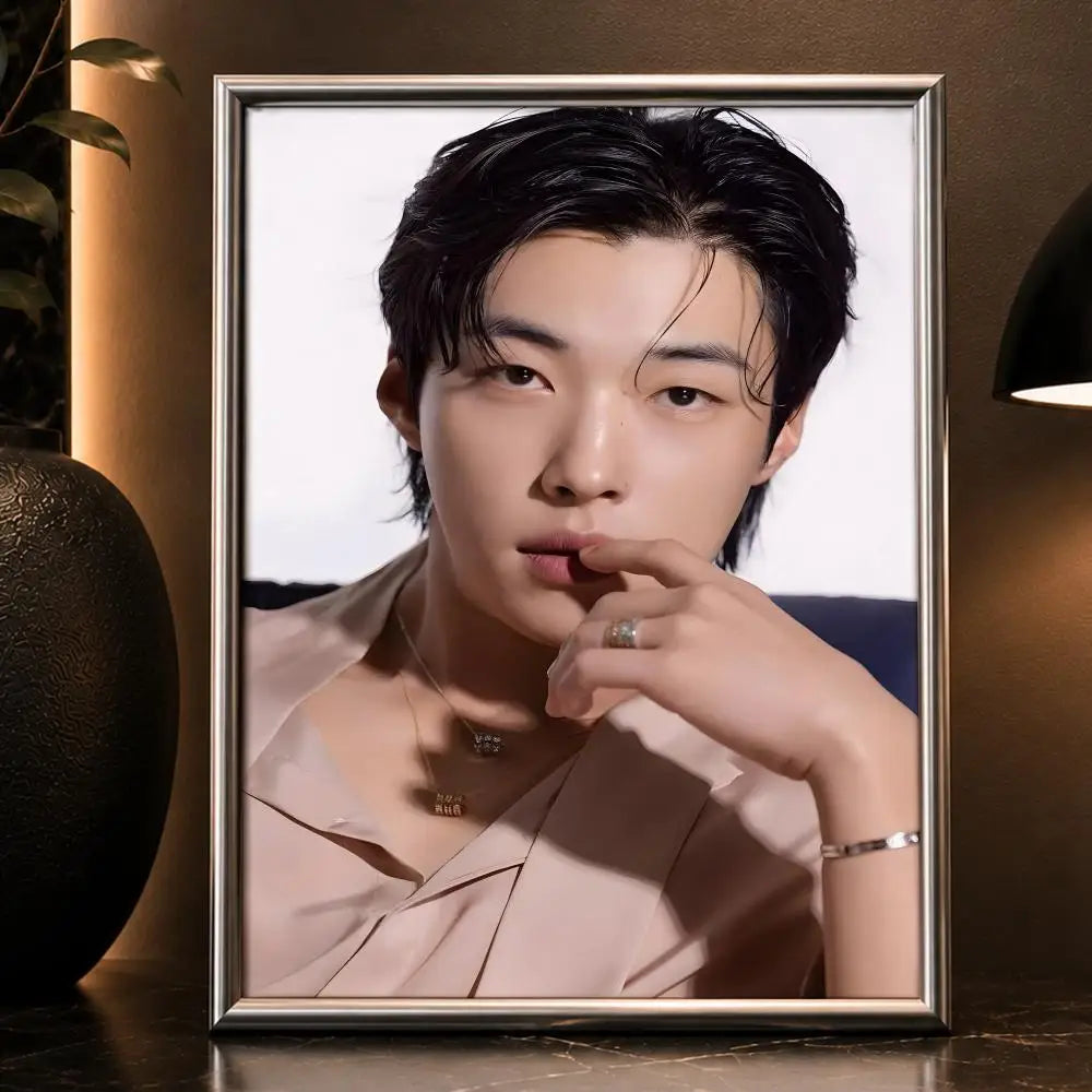 Woo Do-hwan poster featuring Korean drama star portrait, HD K-Culture wall decor by HSF Marketplace