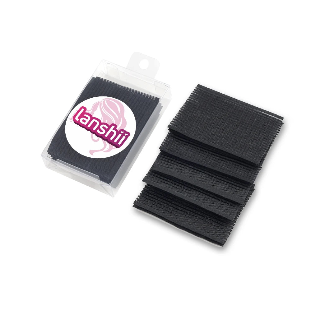 Lanshii 10PCS Hair Clips – Black & Brown Grippers for Hair Styling, Sectioning & Extensions – Salon Tools