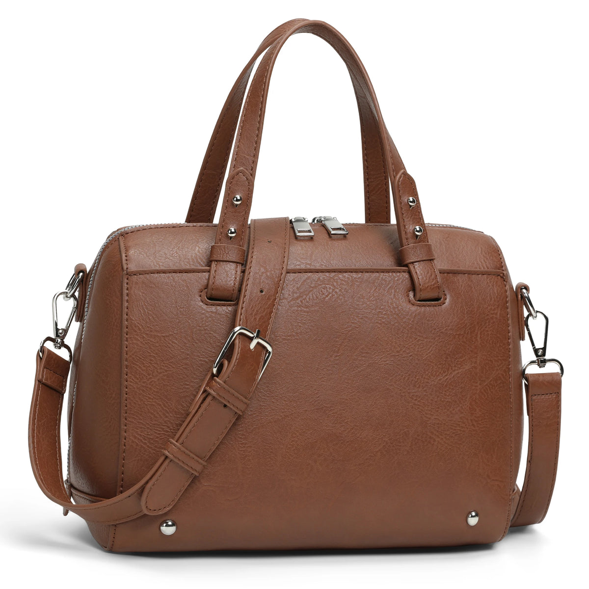 Women’s faux leather crossbody shoulder bag with adjustable strap by HSF Marketplace
