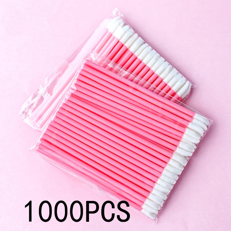 Wholesale lip brushes and lip gloss applicator wands set for makeup and eyelash extensions