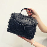Genuine leather messenger bag for women by HSF Marketplace, stylish durable handbag with adjustable shoulder strap