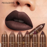 Brown matte lip liner crayon with smooth application and highly pigmented finish by HSF Marketplace