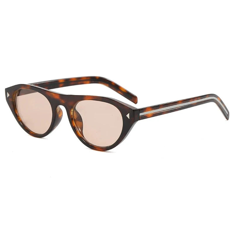 Retro small oval sunglasses for women and men by HSF Marketplace, trendy chic cat eye narrow sun glasses for vacation outfits
