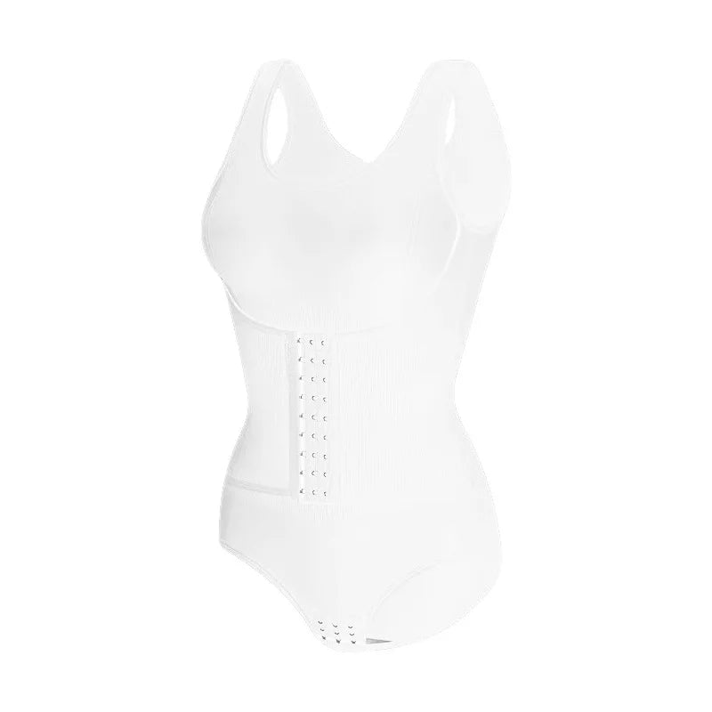 Women’s high waist tummy control full body shaper with hooks and adjustable fit by HSF Marketplace