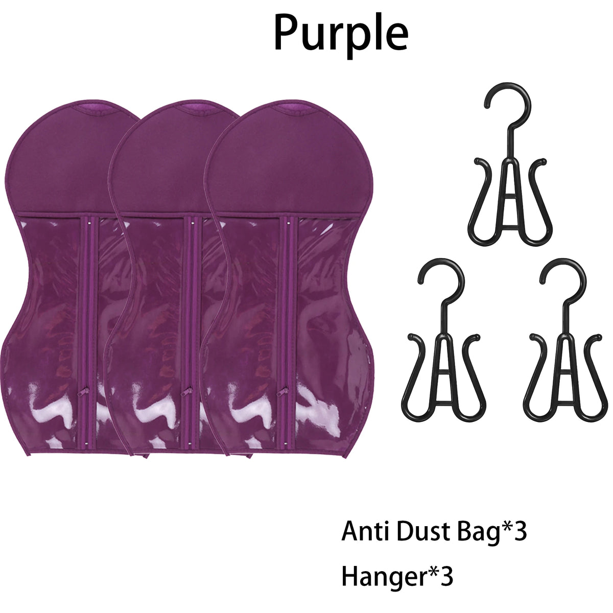 Wig Storage Portable Wig Bags Storage With Hanger Hair Extension Holder For Styling Wig Storage Bags Wig For Home & Travel