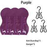 Wig Storage Portable Wig Bags Storage With Hanger Hair Extension Holder For Styling Wig Storage Bags Wig For Home & Travel