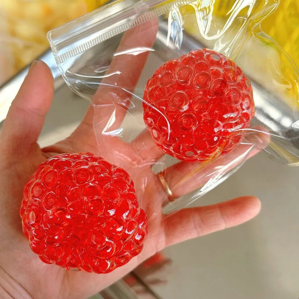 New Super Soft Squishy Balls Memory Gel Moldable Stress Relief Toy Crunchy Textured Fidget Toys Calming Toys