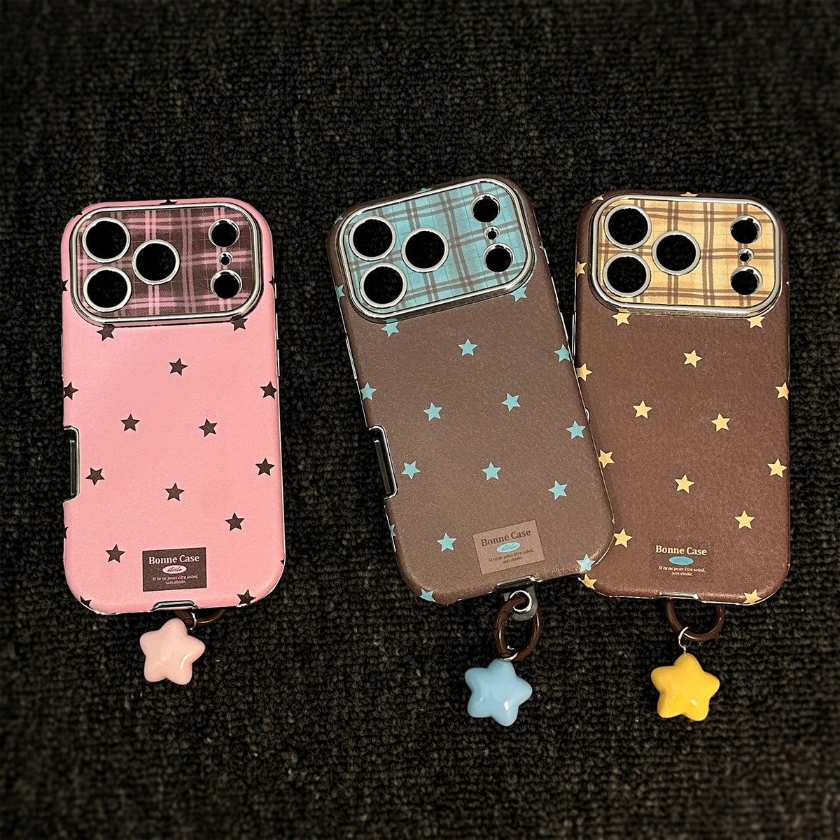 Korean Retro Leather Phone Case for iPhone 11 to 17 Models