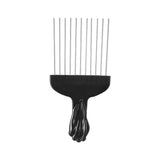 Black Metal Hair Comb Men's Hairdressing Combs Barbershop Hair Dye Brush African Pick Afro Hairbrush Hair Salon Styling Tools