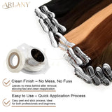 ARLANY 3Yards Single Sided Tape Roll for Tape In Extensions Replacement Hair System Tape Roll Invisible Extensions Strong Hold