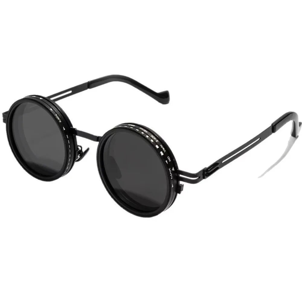 ND2-400 adjustable dimming polarized fishing sunglasses with UV400 protection and glasses case