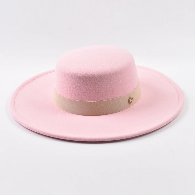 Women's French style fedora hat by HSF Marketplace, elegant winter accessory with a structured brim