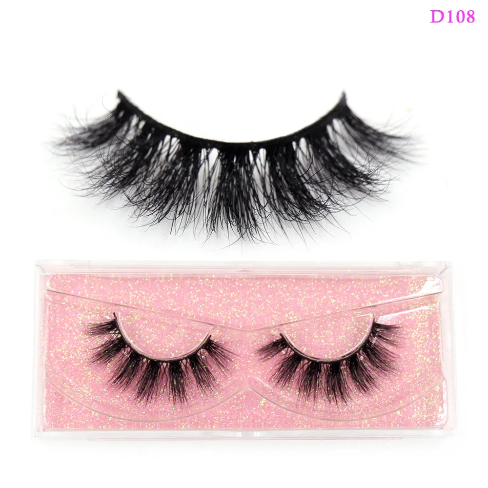 3D mink false eyelashes for a soft, natural look, reusable eyelash extensions by HSF Marketplace