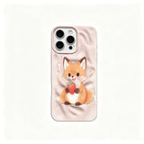 Cartoon Fox iPhone Case for Apple Models 11-18 with Unique Design