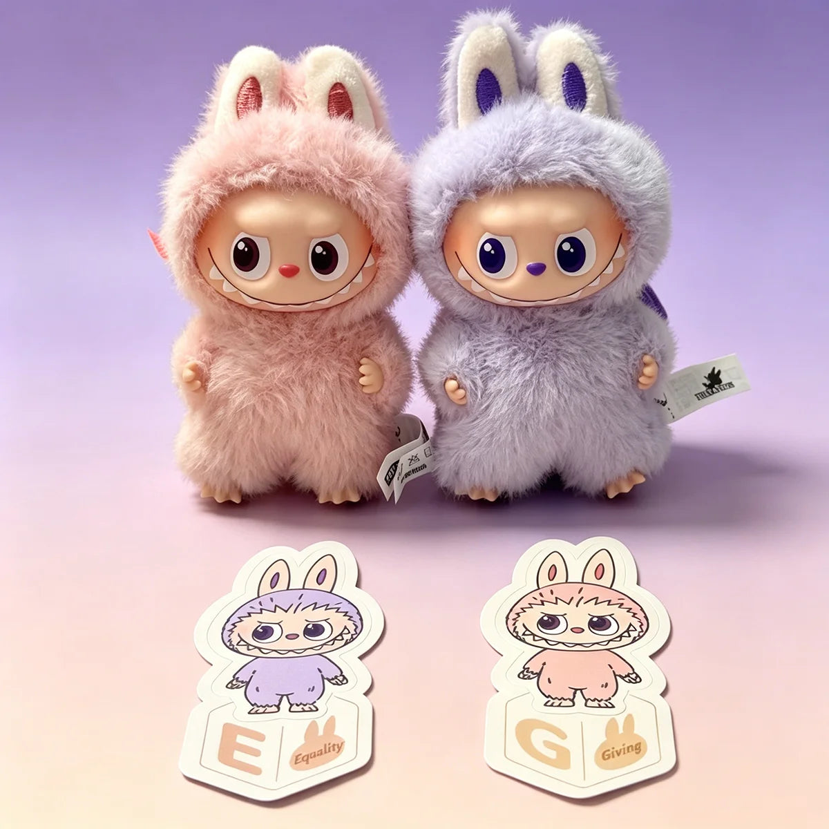 Labubu collectible plush figure by HSF Marketplace, v4.0 newest design displayed upright
