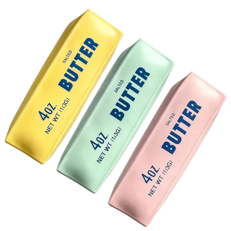 Crunchy Butter Stick Squishy Stress Ball Fidget Toy Soft Homemade Squeeze Stress Relief Toy Anti Stress Release Hand Relax Toy