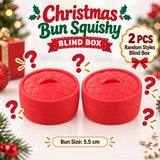1-5PCS Christmas Dumpling Squishy Blind Box TPR Slow Rising Squeeze Fidget Sensory Stress Relief Holiday Surprise Gift Set