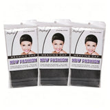 2026 1/2/5/8Pcs High-Quality Stretchable Elastic Hairnets Black Wig Making Cap Cool Cosplay Weaving Hair Net Stretch Hairnets