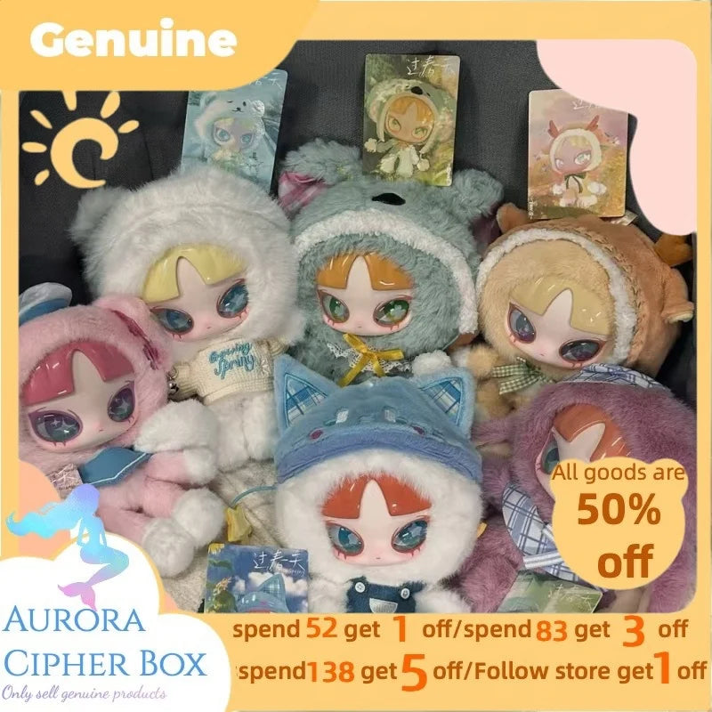 Genuine Inn Crossing Spring Series vinyl plush blind box kawaii bag pendant doll collectible figure, HSF Marketplace