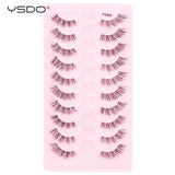 Natural half false eyelashes, 5 or 10 pairs, by HSF Marketplace for effortless beauty looks