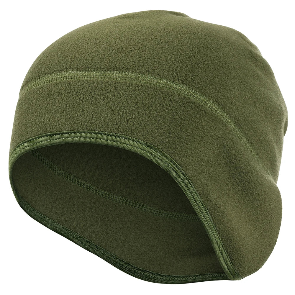 Women's HSF Marketplace winter fleece beanie hat with ear-covering design for skiing and snowboarding