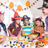 Halloween Mini Mochi Squishy Toys – Cute Spooky Characters, Stress Relief Sensory Fidget Toys