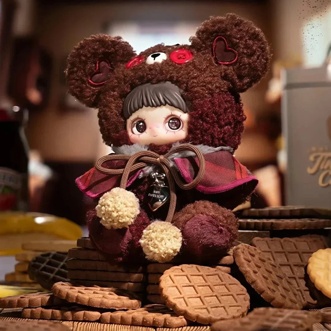 Maymei Tiny Bear Cookie Series blind box mystery box collectible bear figure desktop ornament plush toy
