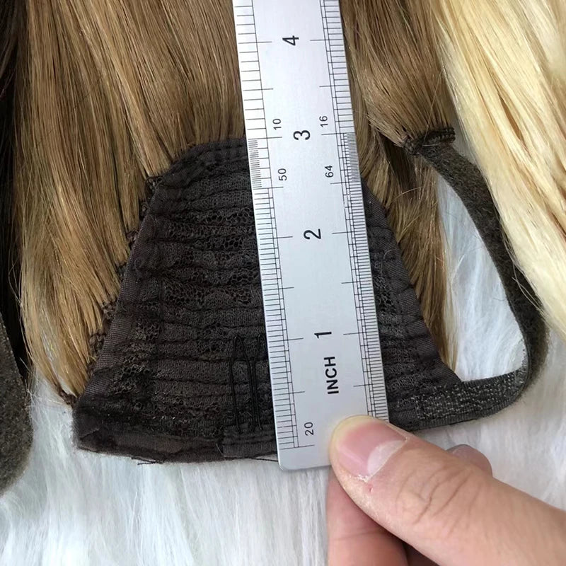 Ponytail human hair P18-1001 wrap-around blonde hair extension, 60g or 100g by HSF Marketplace