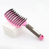 HAIRSOFLY detangling hair brush for wet curly hair with scalp massage bristles