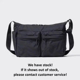 Stylish HSF Marketplace nylon multi-pocket messenger bag for women in a practical handbag design