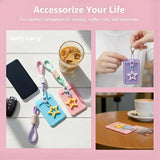 Kpop photo holder slide card bag with keychain, 54 slots by HSF Marketplace