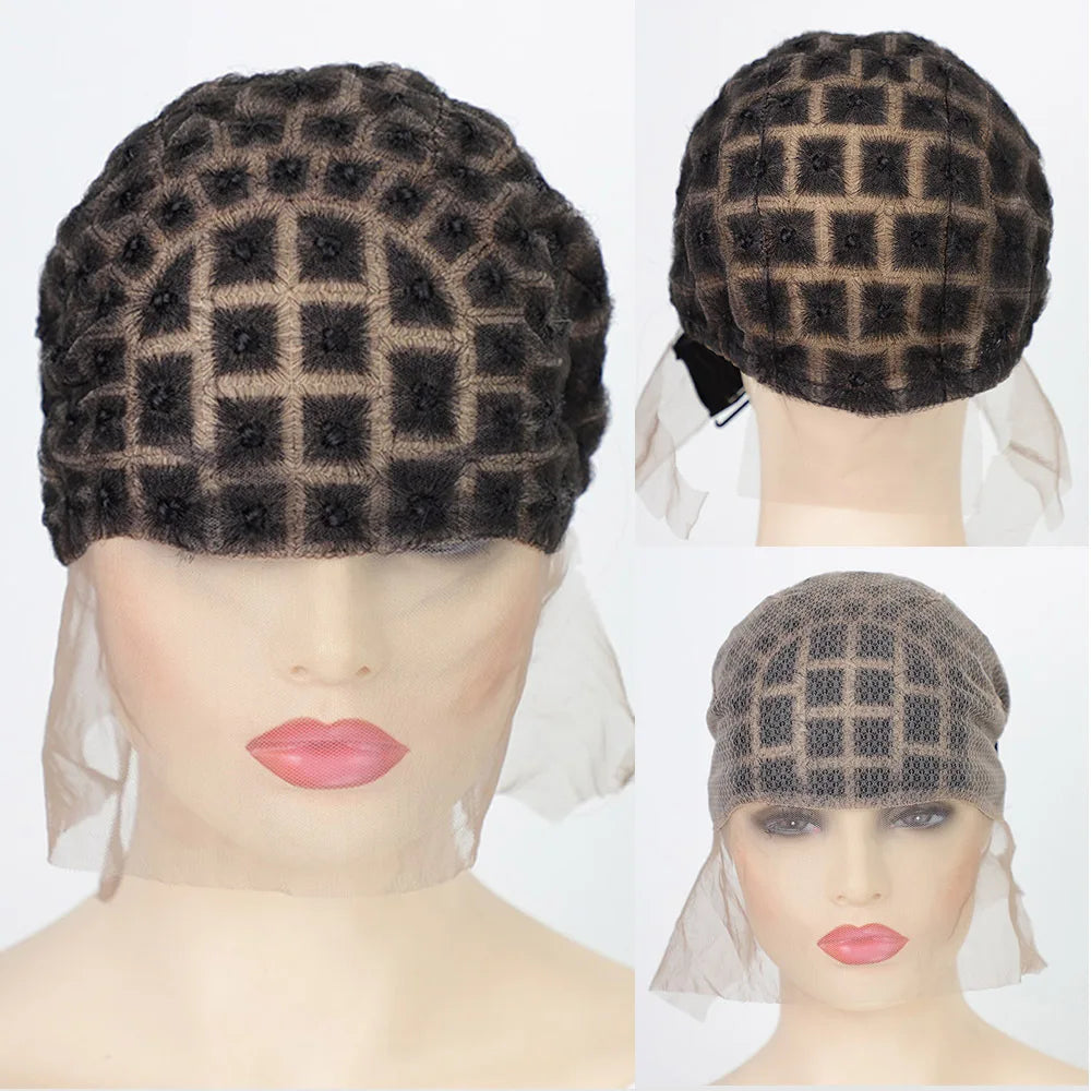 Knotless Full Lace Wig Box Braid Making Sew In Crochet Braids Cap Wig For Black Women Crochet Hair Extension with Baby Hair Wig
