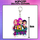 Kpop Demon Hunters acrylic keychain, unique anime accessory by HSF Marketplace