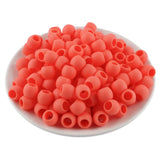20Pcs 7.9x14mm Big Hole Silicone Beads Hair Positioning Beads for DIY Bracelet Jewelry & Hair Braiding Supplies