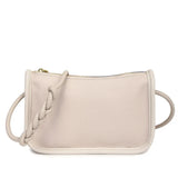 Genuine cowhide leather women's crossbody handbag with high capacity, fashion design, and shoulder strap for stylish ladies.