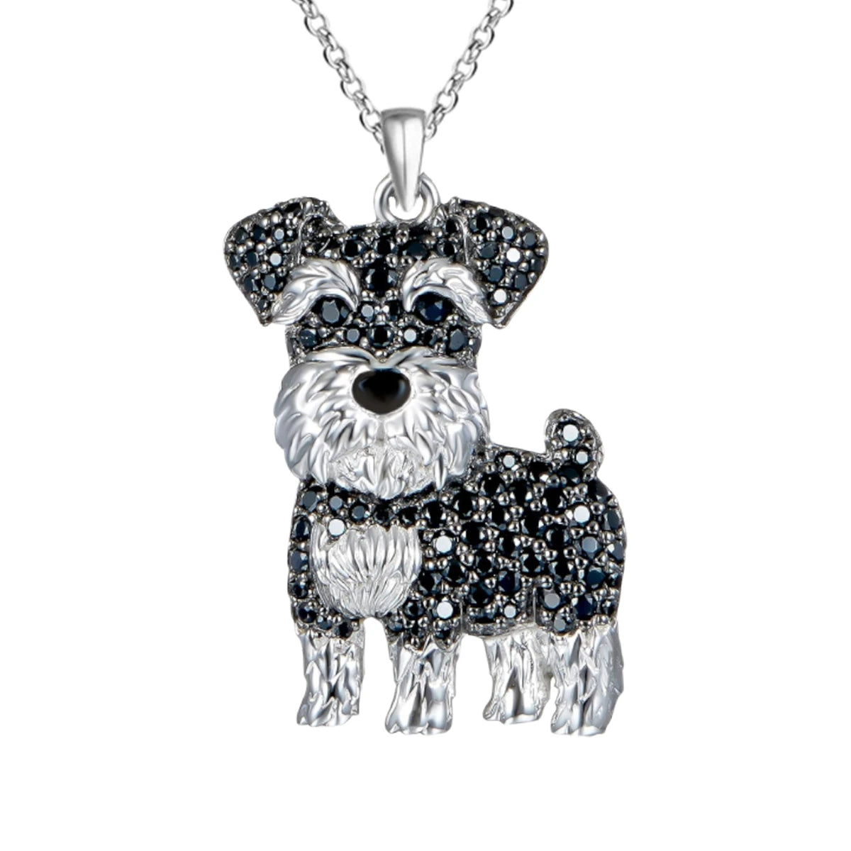 Cute Beagle pendant necklace, elegant dog lover jewelry by HSF Marketplace
