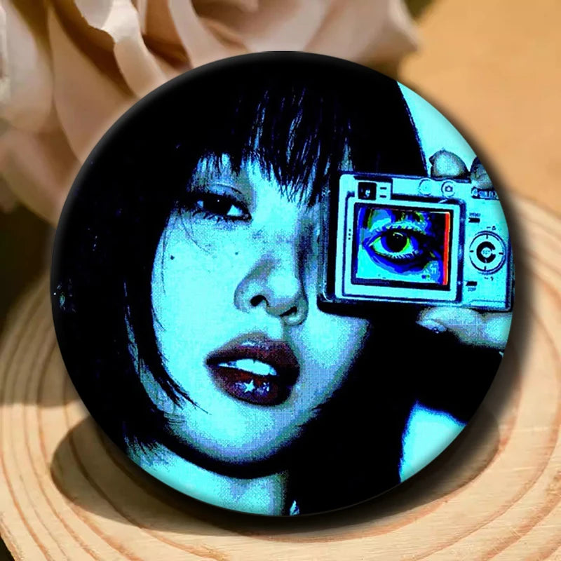 YVES soft button pins for LOONA fans, cute K-pop accessories by HSF Marketplace