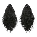 Cute curly ponytail extension with clip design, HSF Marketplace ponytail wig for easy everyday wear