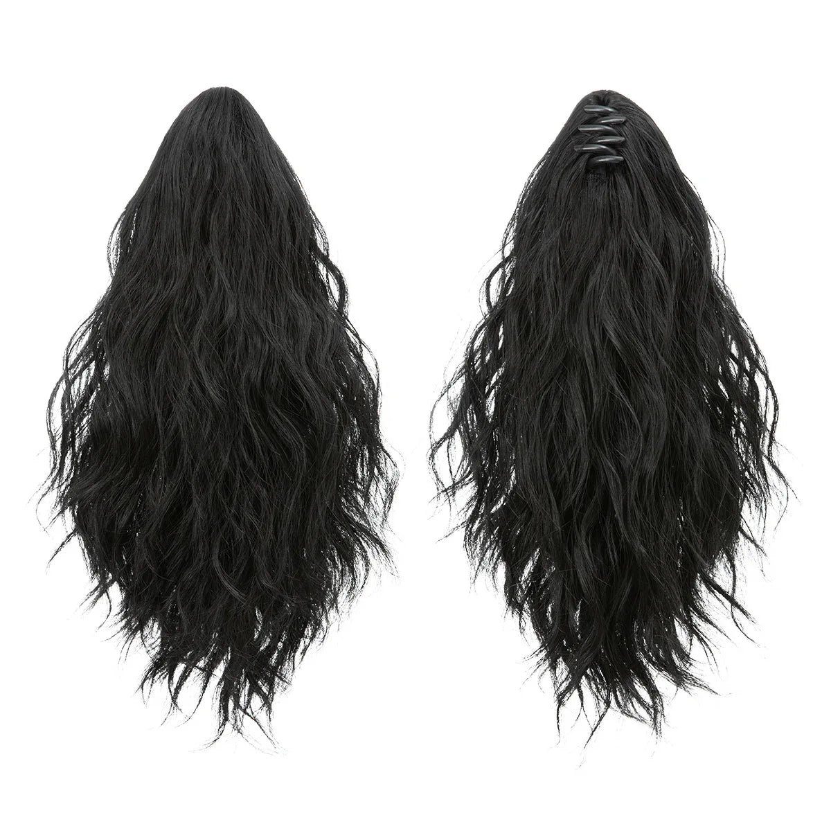 Cute curly ponytail extension with clip design, HSF Marketplace ponytail wig for easy everyday wear