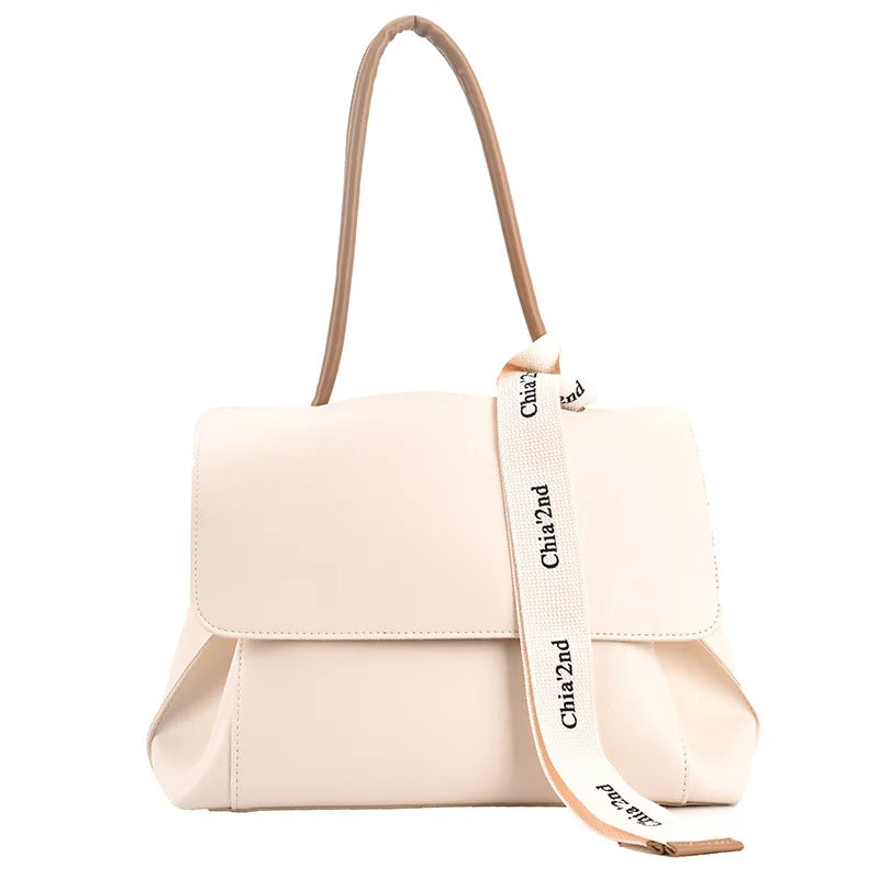 Large capacity women's tote bag by HSF Marketplace, high-quality PU leather shoulder handbag with luxury design and stylish appeal.