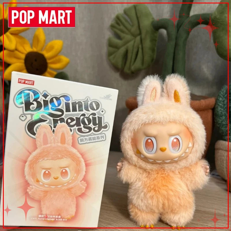 Labubu THE MONSTERS Big Into Energy Series blind box vinyl plush doll pendant by POP MART