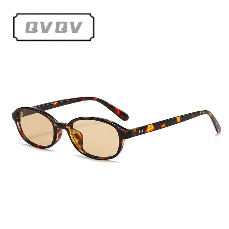 Small oval sunglasses for women by HSF Marketplace, ultra-light retro design, outdoor travel eyewear with stylish frame.