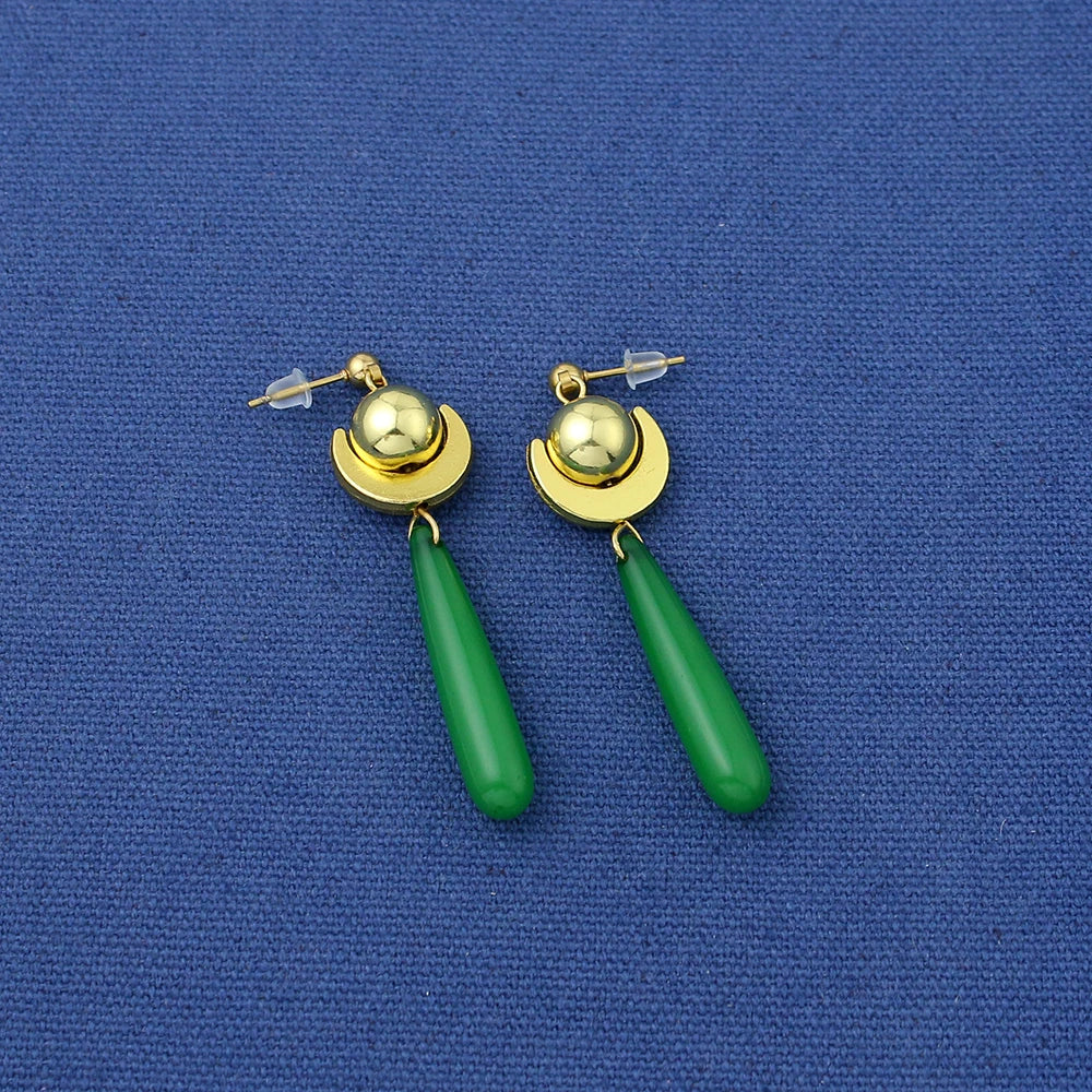 Anime Apothecary Diary Women Maomao Cosplay Earrrings Green Pendant Ear Studs Accessories Props For Women Girls Gifts Jewelry