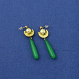 Anime Apothecary Diary Women Maomao Cosplay Earrrings Green Pendant Ear Studs Accessories Props For Women Girls Gifts Jewelry