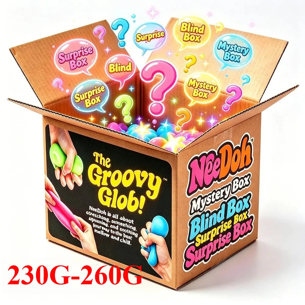 2026 NeeDoh Squeeze Toy Blind Box randomly selected, can relieve stress, squeeze and relax fingertips, toy mystery box gift